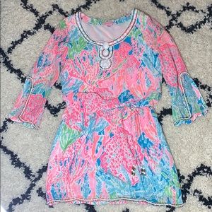 Lilly Pulitzer beaded Delisa Dress Lets Cha Cha